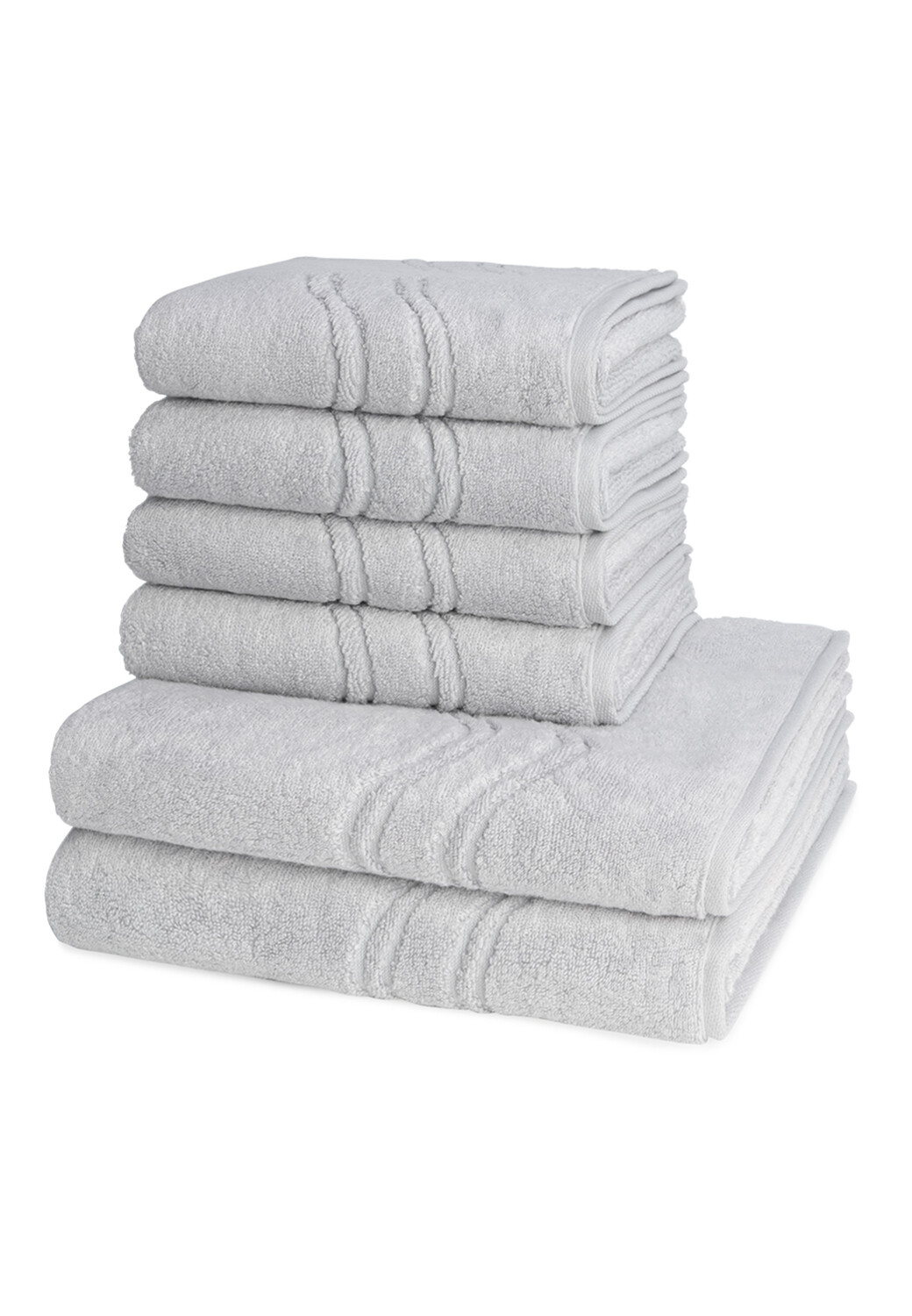 

Полотенце для ванной Ross 4 X 2 X Duschtuch im Set Cashmere feeling, цвет Chrom
