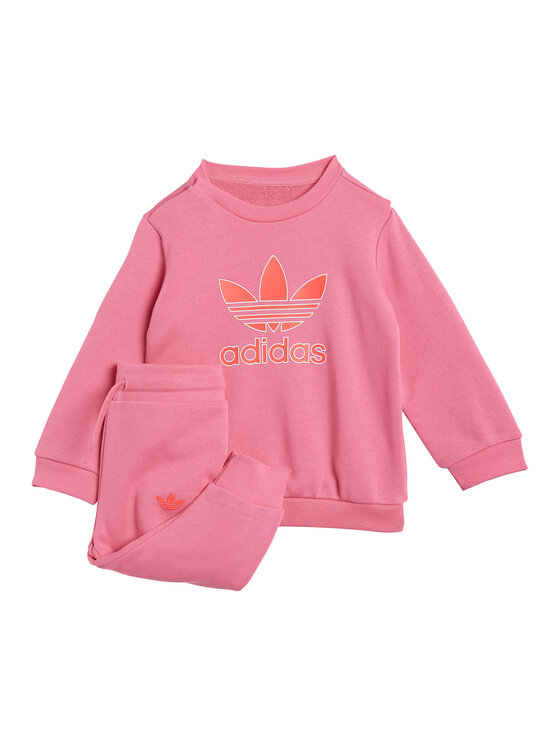 

Спортивный костюм обычный крой Trefoil JY0137 Adidas, розовый