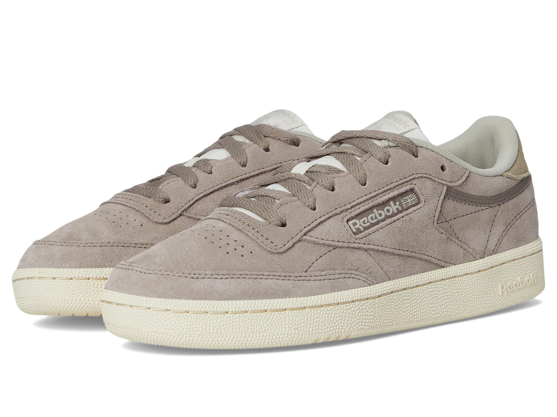 Кроссовки Reebok Lifestyle Club C 85, Gritty Grey/Sport Beige/Breakaway Green