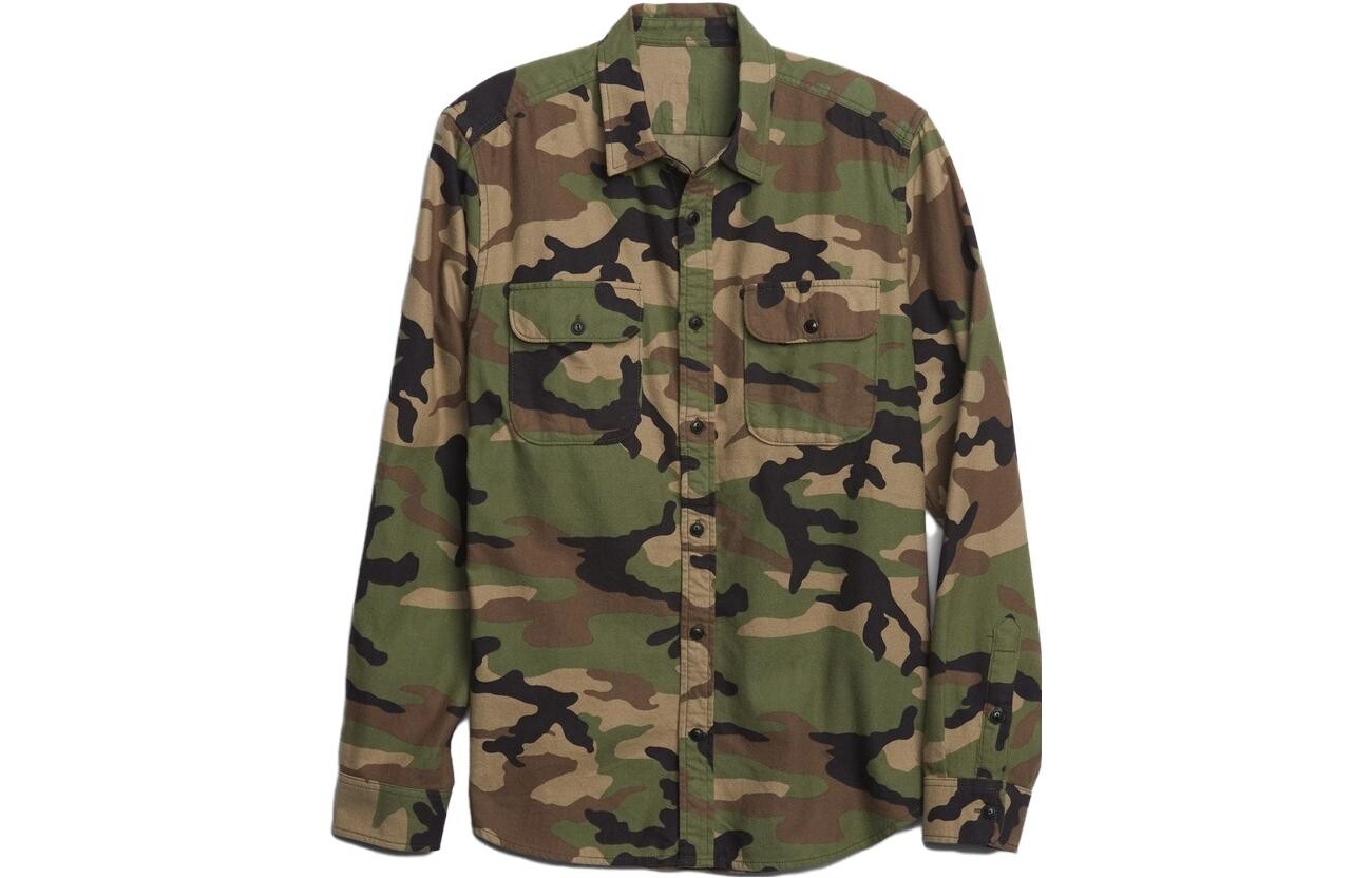 

Рубашка мужская Gap, зеленый