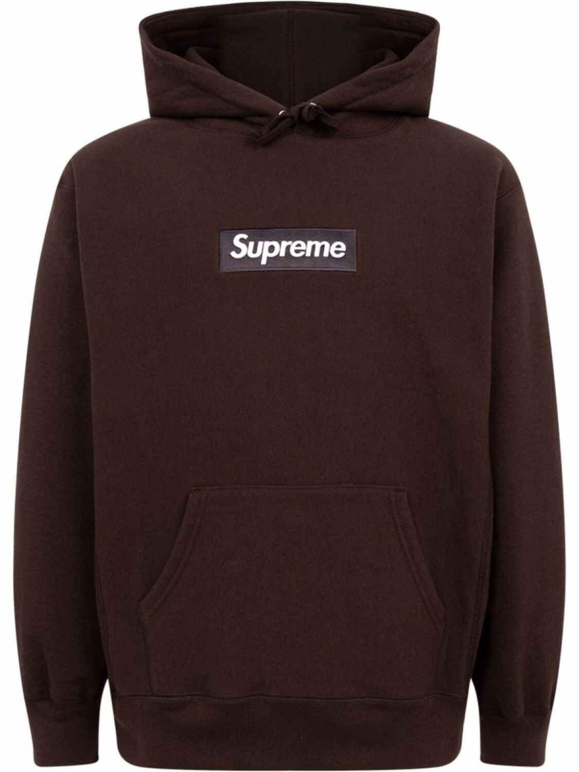 

Supreme худи с логотипом, коричневый