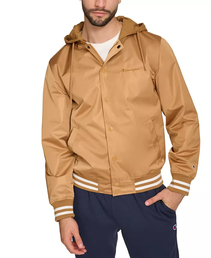 

Мужская вязаная худи-куртка Varsity Bomber Champion, коричневый