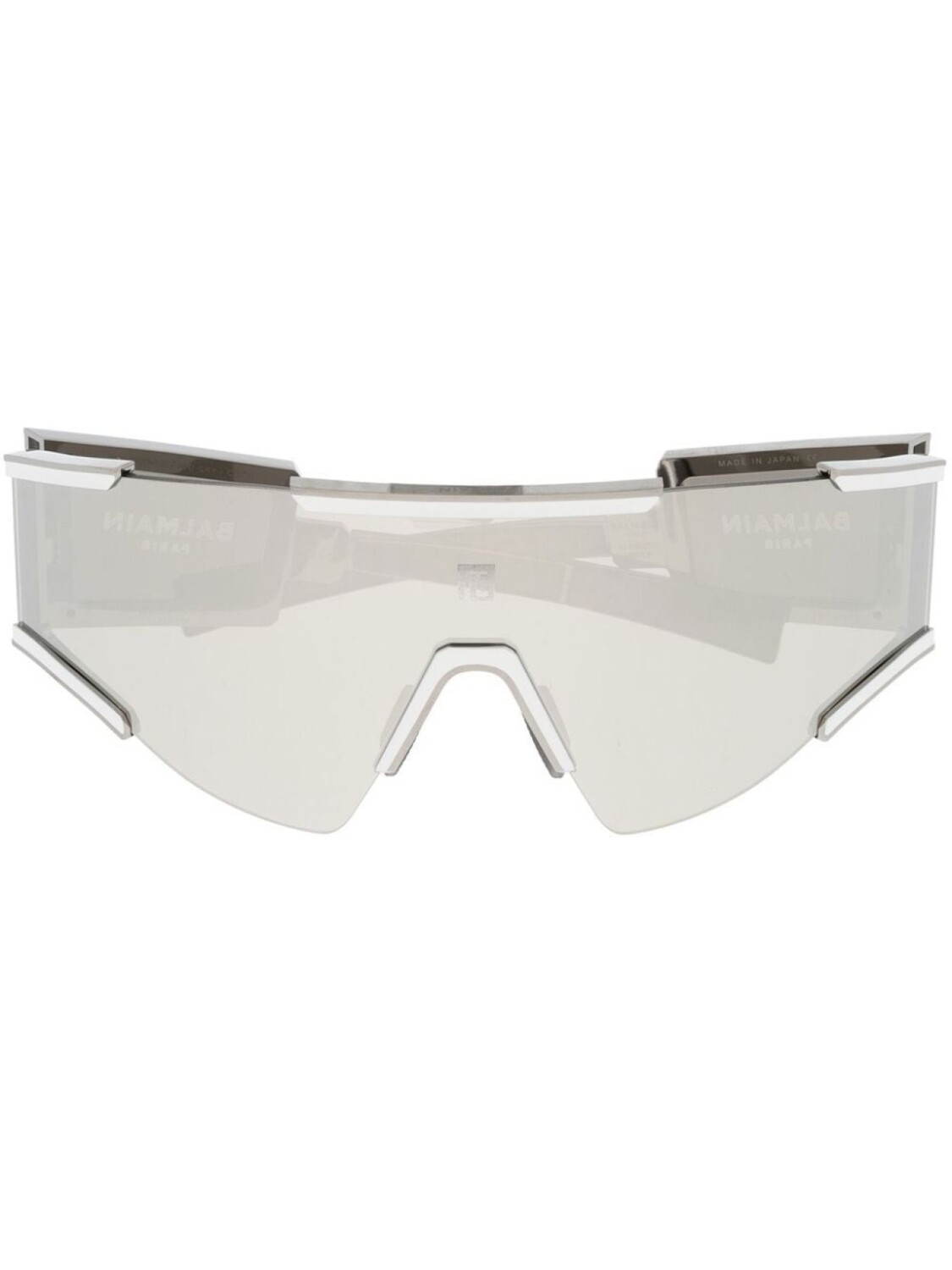 

Balmain Eyewear солнцезащитные очки-маска, серебристый