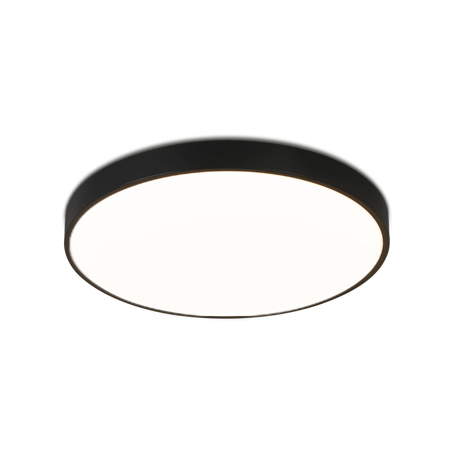 

Светодиодный потолочный светильник Nettlife, 21x21x3 см, черный