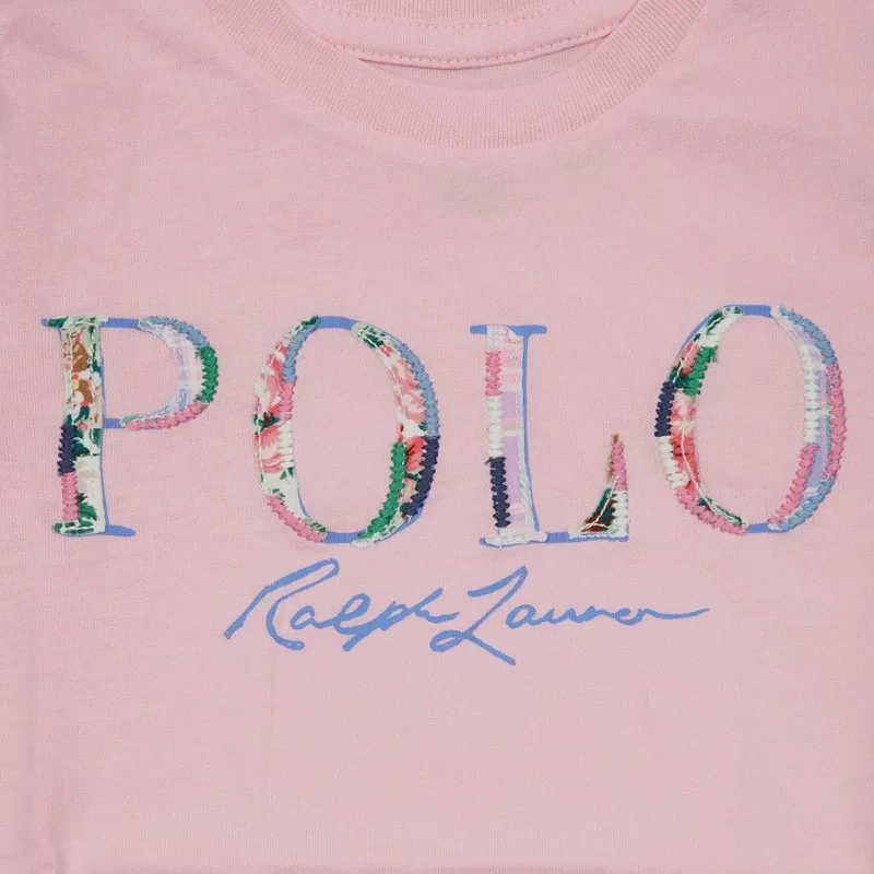 Polo Ralph Lauren Футболка розовая детская — фото 4