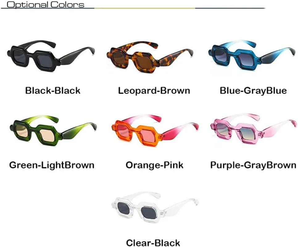 

Панк-очки, маленькие, для женщин и мужчин, разноцветные, UV400, для занятий спортом на открытом воздухе, бега и езды на велосипеде generic, Blue-grayblue