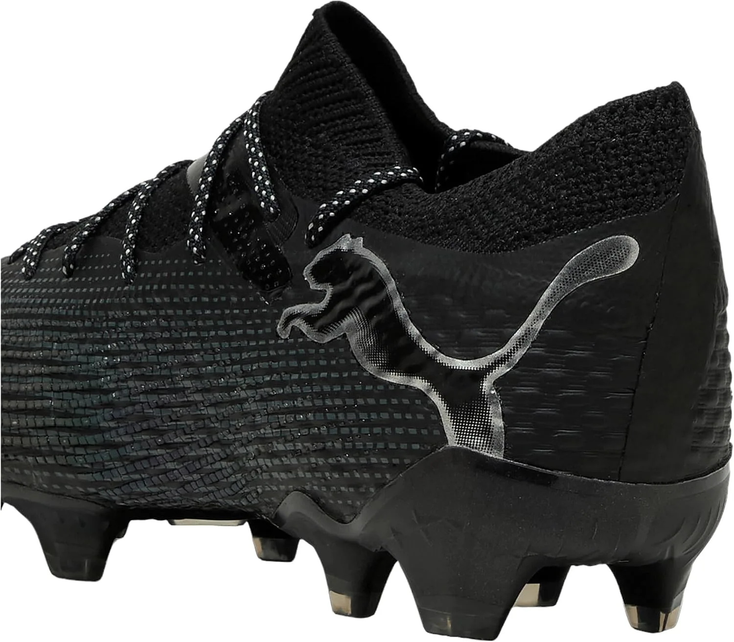 Кроссовки PUMA Future 7 Ultimate Low FG/AG Lights Out Унисекс, черный — фото 4