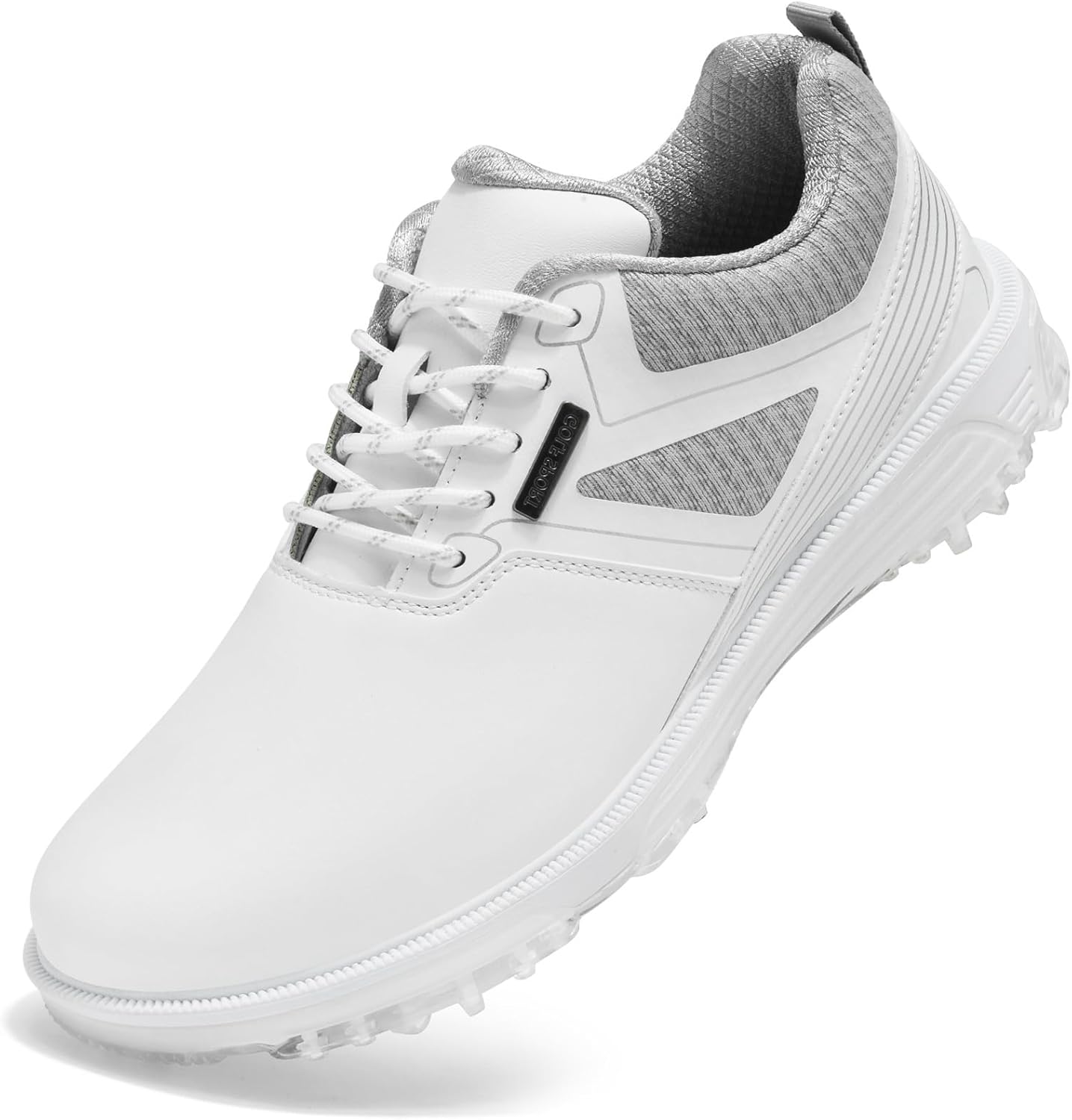 

Мужские гольф-кроссовки ULTIANT с фиксированной бесшиповой подошвой, водонепроницаемые, легкие, противоскользящие, размеры 7,5-14, белый