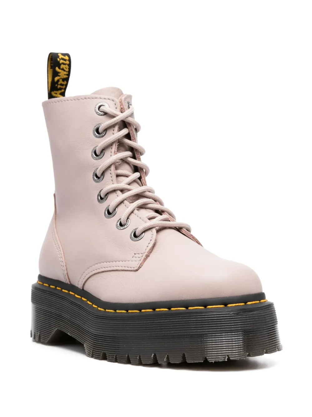Мужские ботинки Dr. Martens Jadon III Vintage Pisa кожаные на платформе, светло-розовый — фото 2