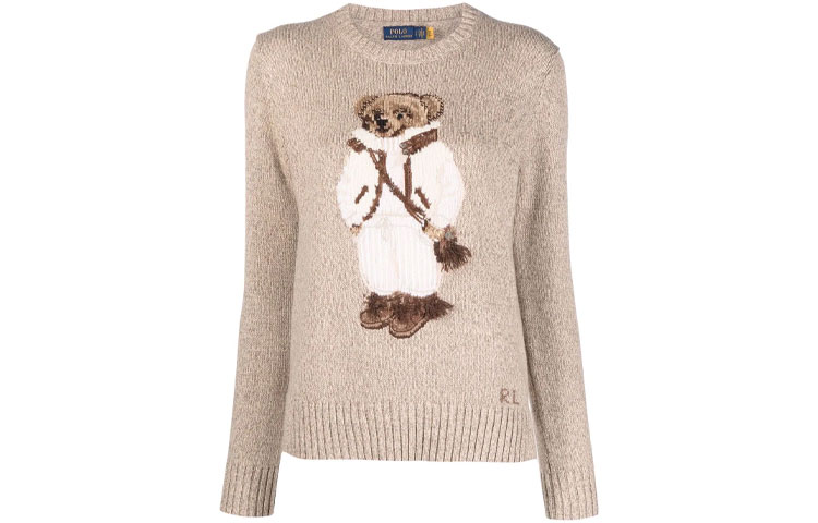 

Polo Ralph Lauren Женский свитер FW21 коричневого цвета