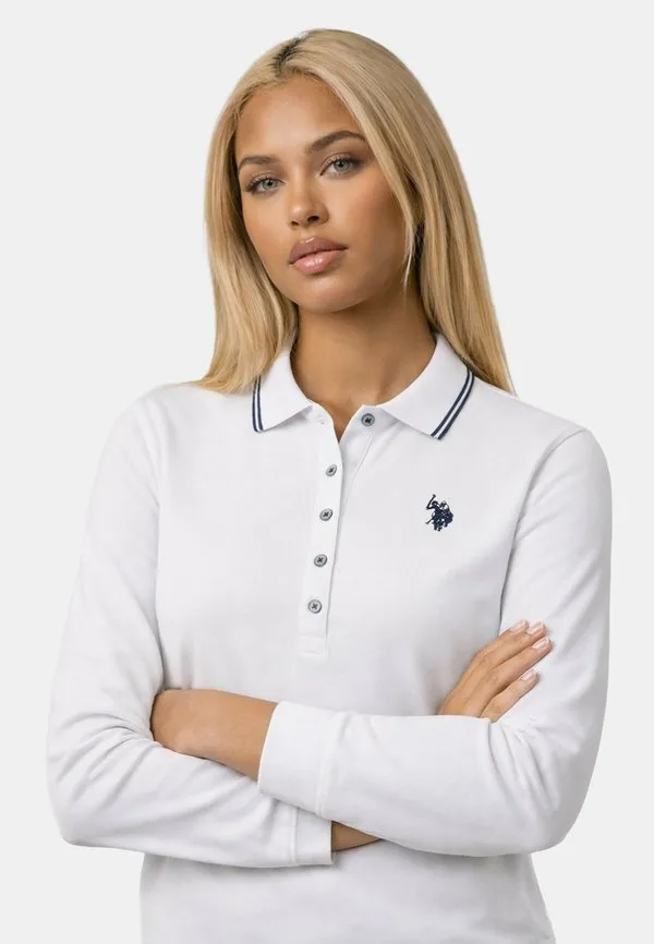 Рубашка поло usdaance U.S. Polo Assn., Weiss — фото 4