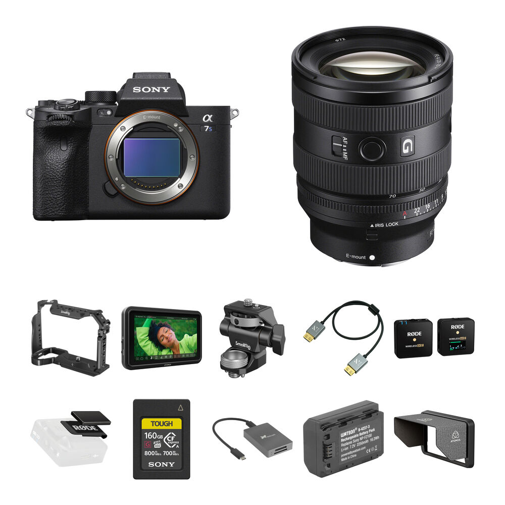 

Беззеркальная камера Sony a7S III Mirrorless Camera with 20-70mm f/4 Lens and Content