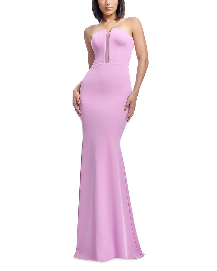 

Платье без бретелей Izzy Dress the Population, фиолетовый