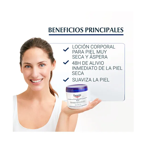 Питательный бальзам для очень сухой кожи Urea Repair Plus Eucerin, 450 ml — фото 2