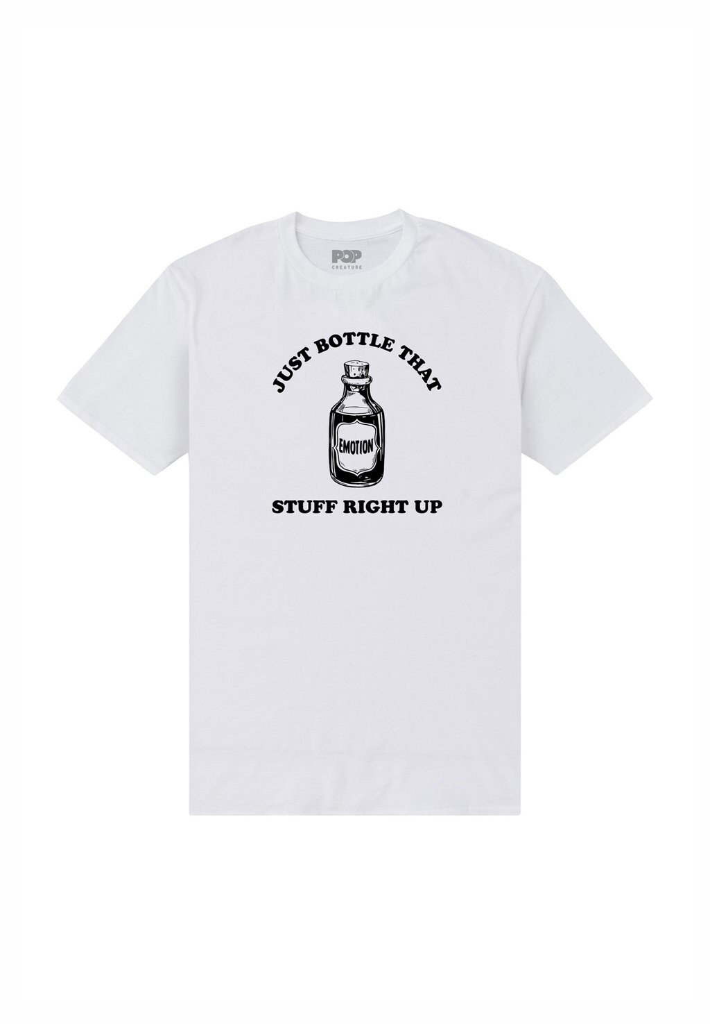 

Футболка с принтом POP CREATURES BOTTLE Henry Tiger, белый