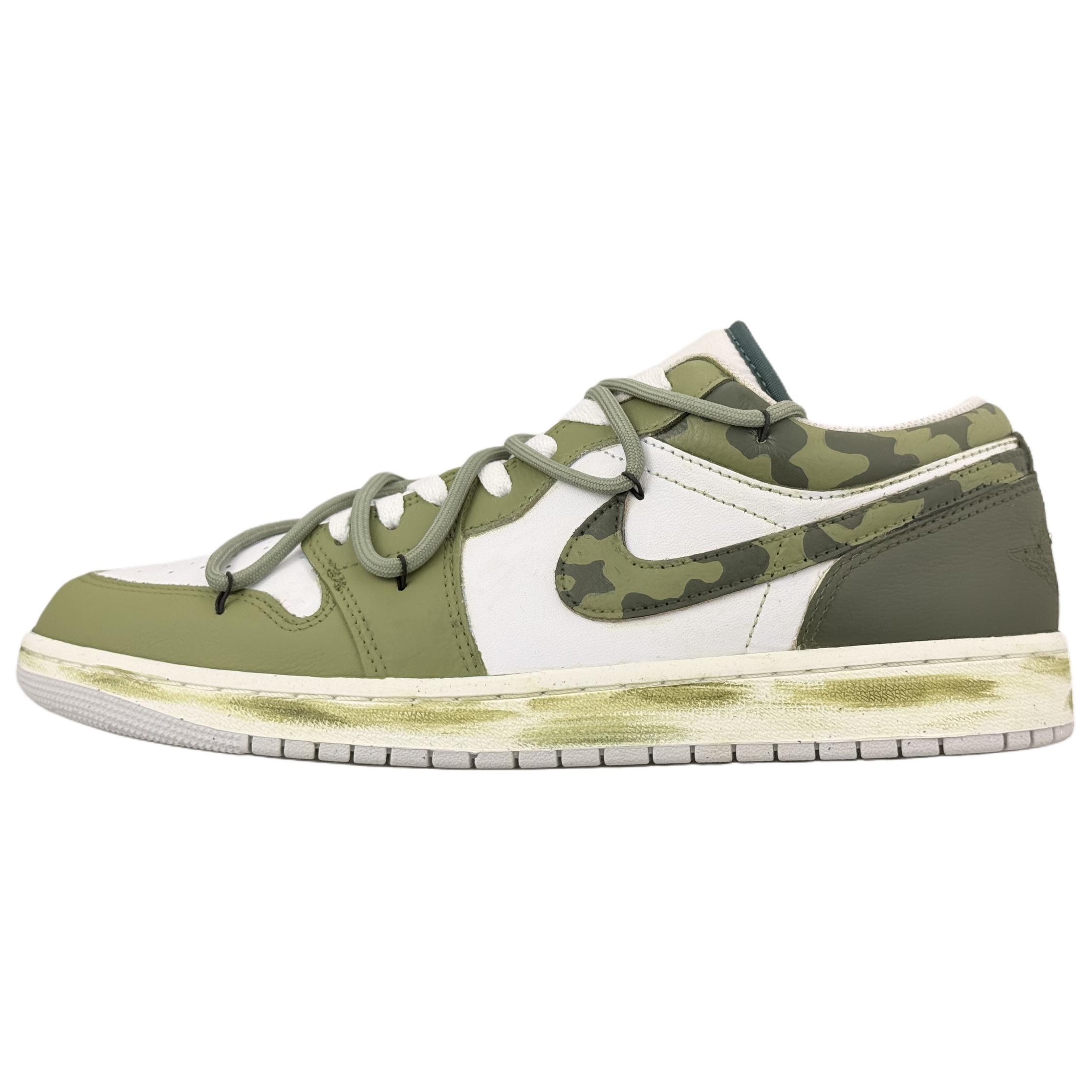 

Jordan Кроссовки мужские низкие баскетбольные Vintage с технологией Air 1 Cushioning, Slip Resistant, Abrasion Resistant, цвет Forest Green