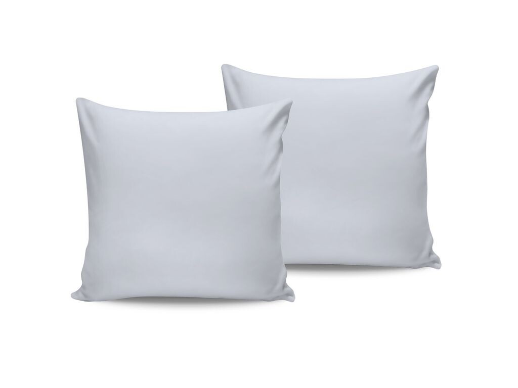 

L'Essentiel Linge de Maison, De White, Комплект атласных наволочек (2 шт.) (Франция), белый, 100 % хлопковый сатин, 60 x 60 см