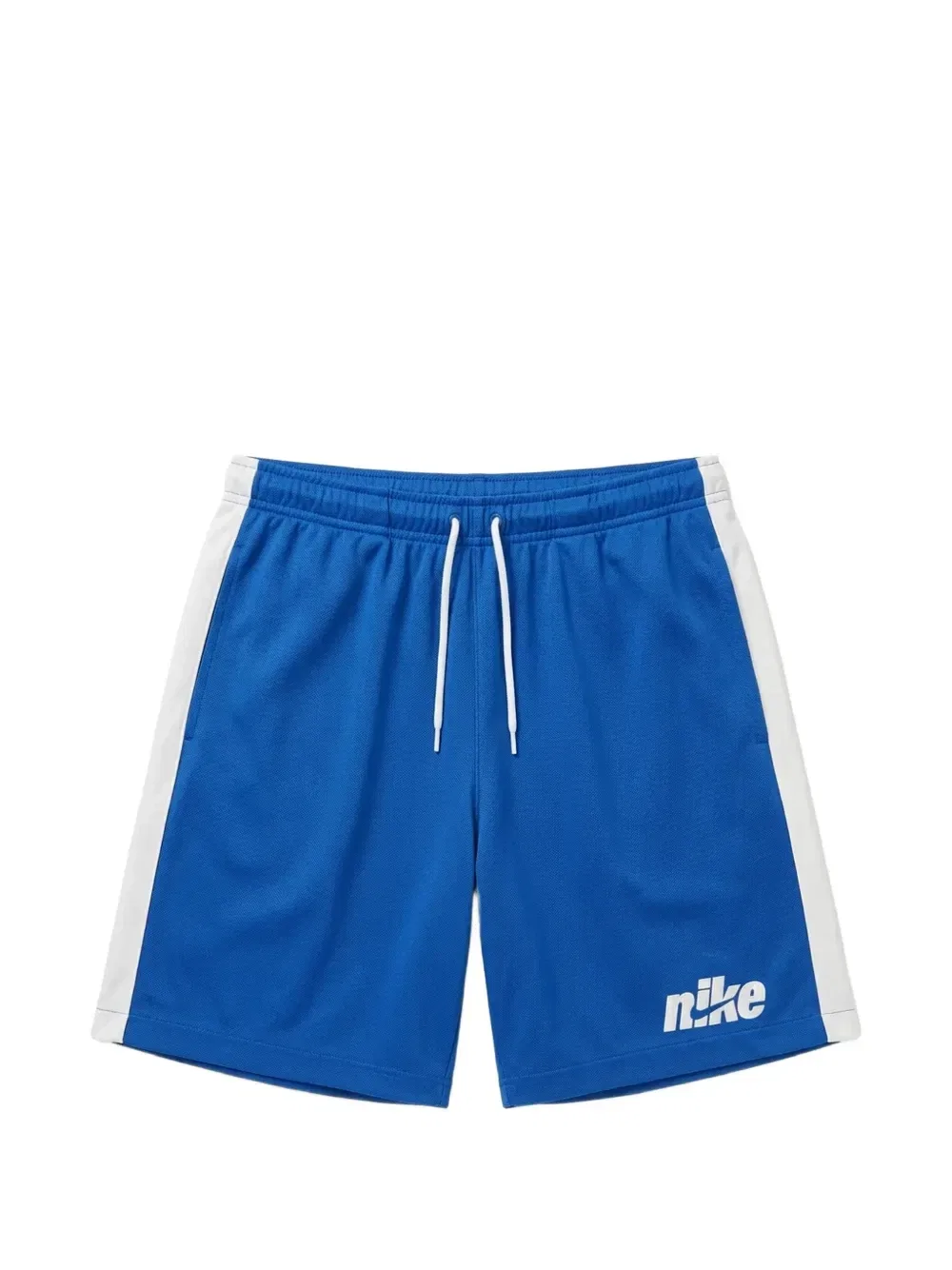 Шорты с логотипом и боковыми полосками Nike, синий