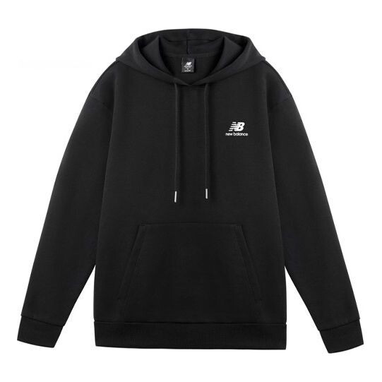 

Толстовка с капюшоном с принтом логотипа New Balance, черный