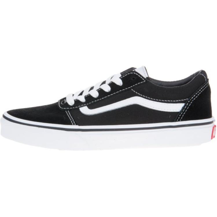 

Vans Ward low top детские скейтерские кроссовки black white kids
