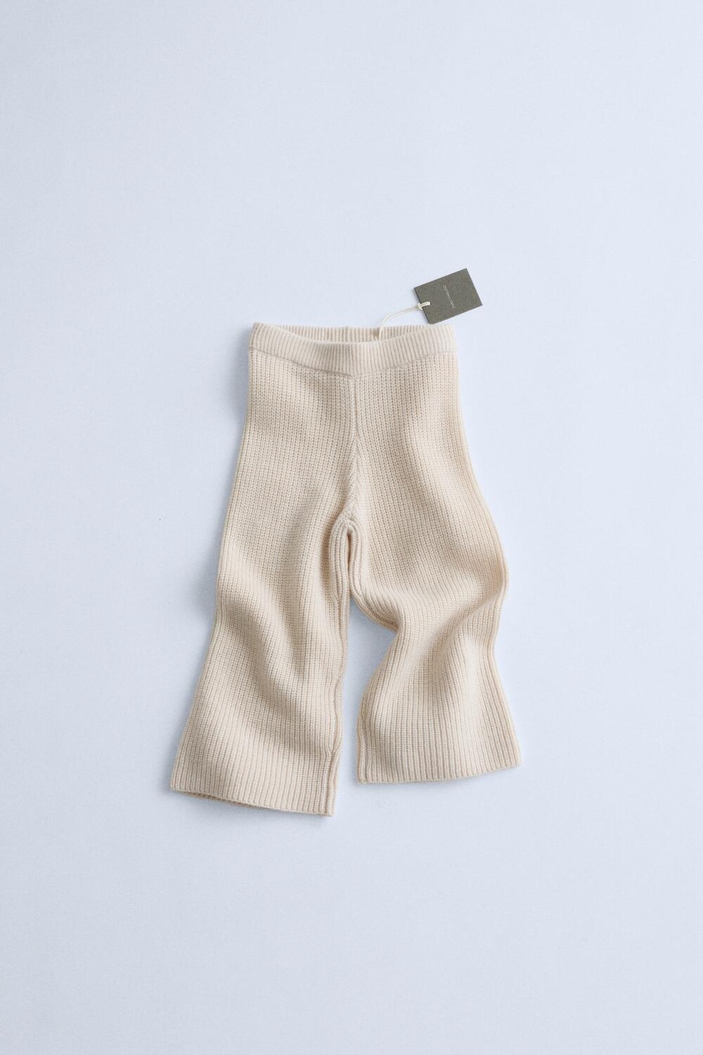 

Брюки-кюлоты из шерсти ZARA, цвет mid-ecru