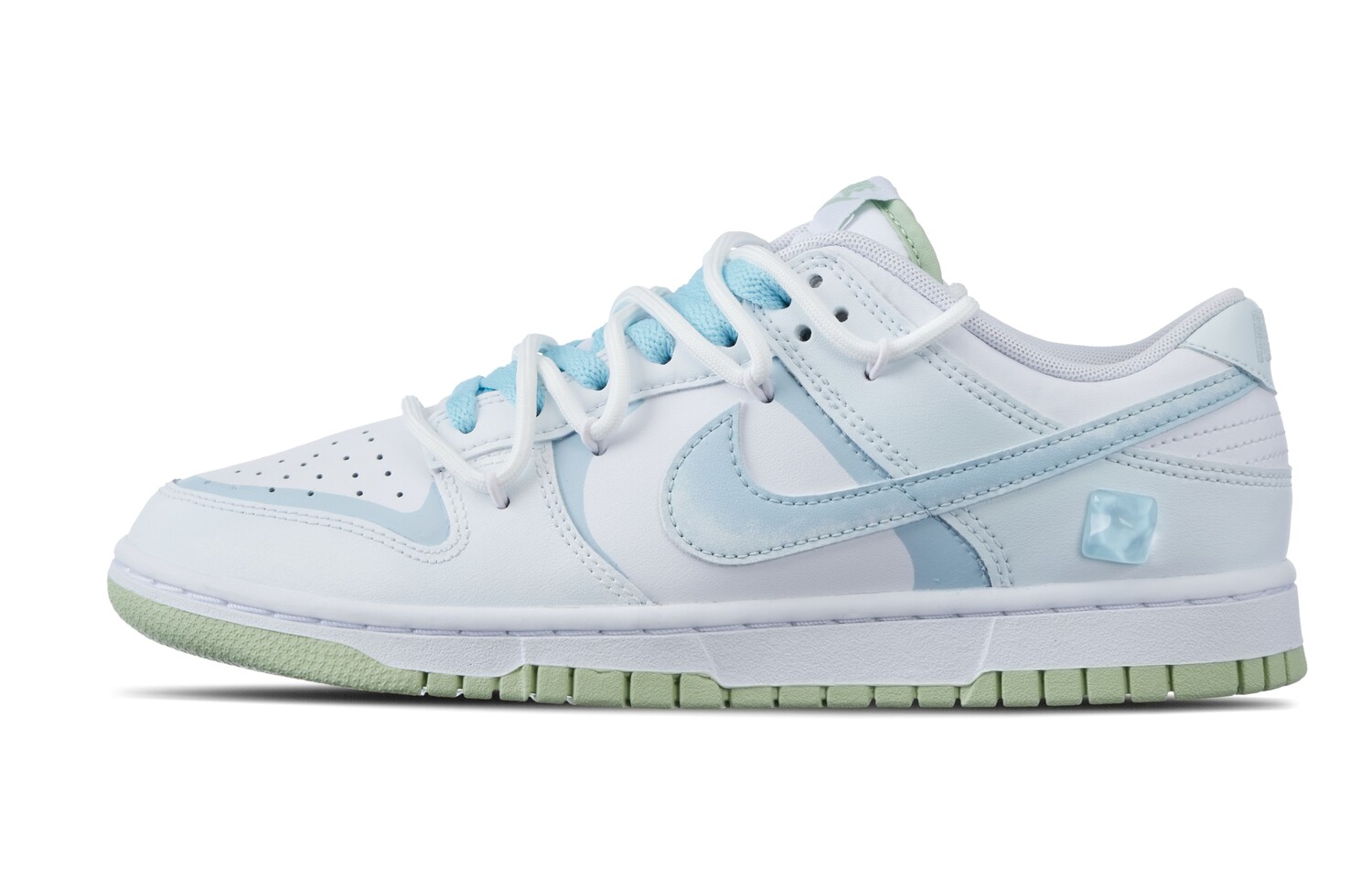 

Кроссовки Nike Dunk Skateboard Shoes Men Low-Top Blue White, синий