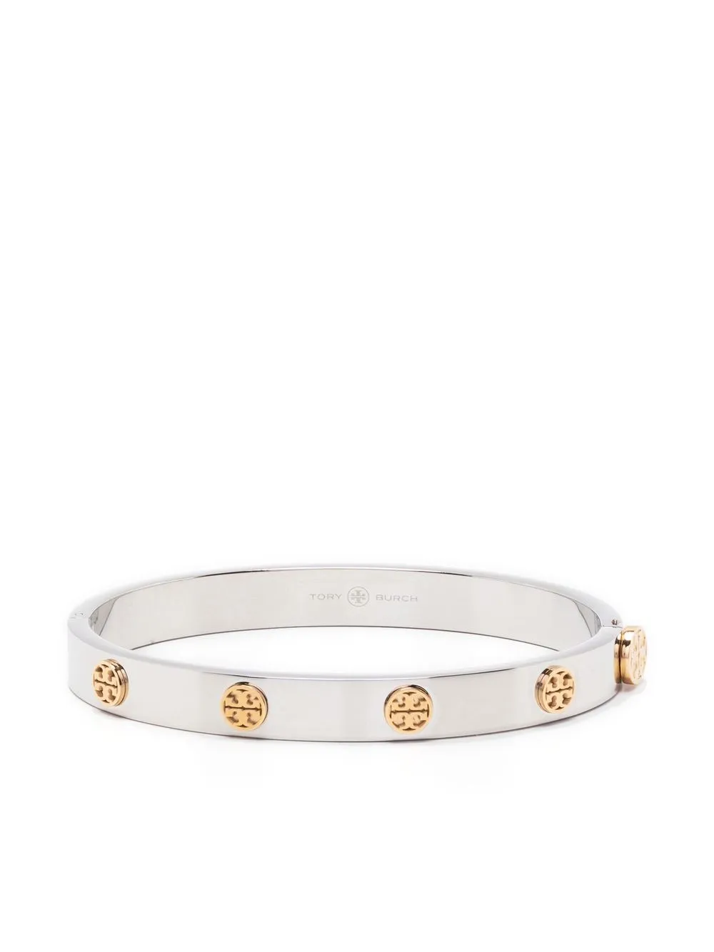 

Браслет Miller Stud Tory Burch, серебяный