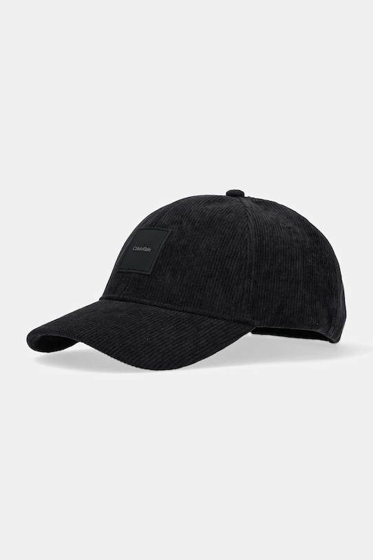 

Кепка из вельвета с козырьком Calvin Klein, черный