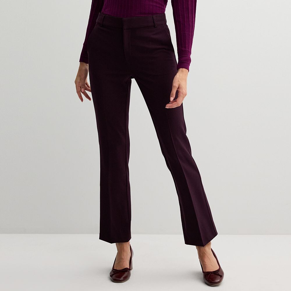 

Женские брюки Nine West Barely Bootcut, цвет Midnight Wine