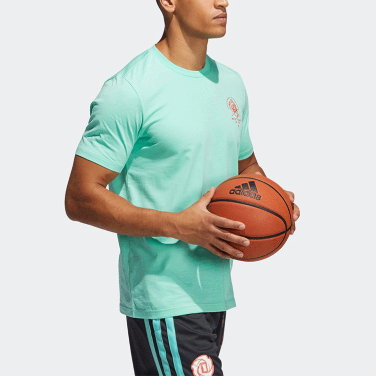 

Футболка мужская мятно-зеленая Adidas, мятно-зеленый