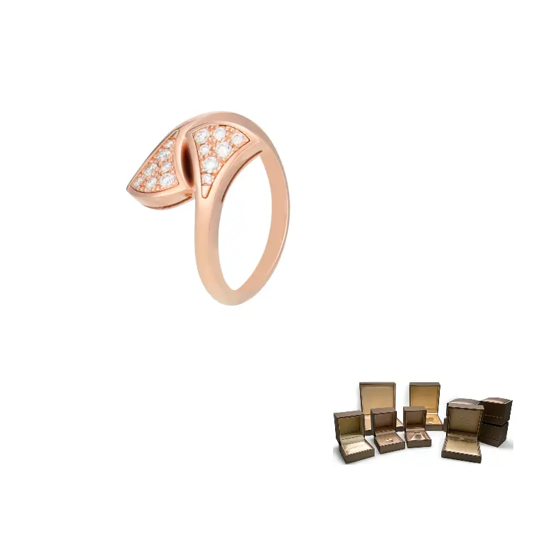 

BVLGARI Кольцо из розового золота 18 карат Women's Rose Gold