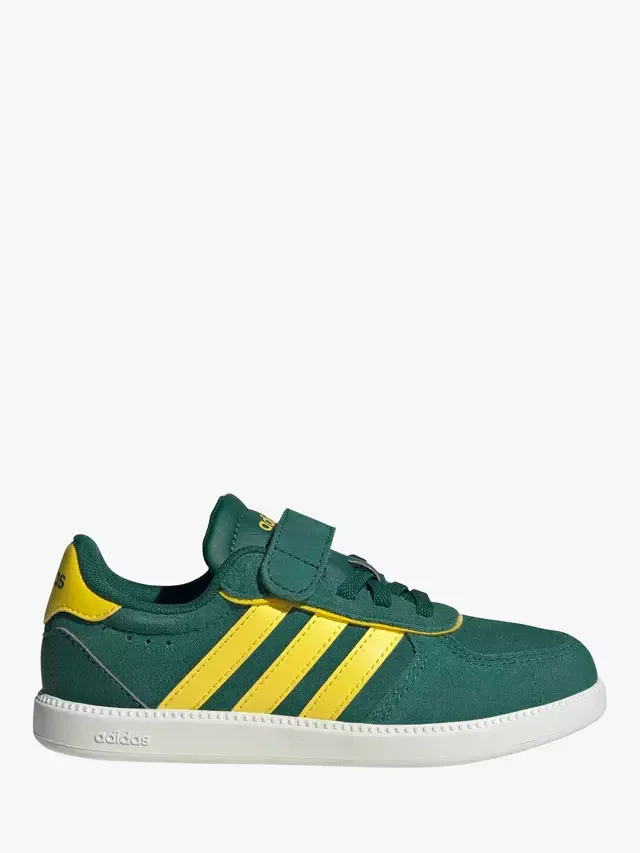 Детские кроссовки Breaknet Sleek из смесовой кожи, зеленые adidas