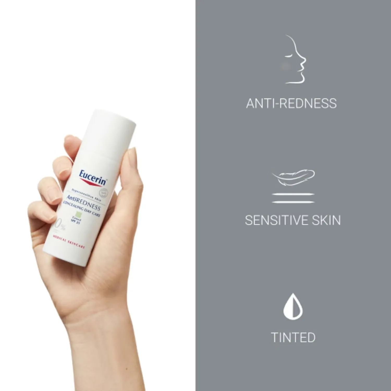 Маска для лица Eucerin — Дневной маскирующий против покраснений SPF25, тонированный, 50 мл — фото 3