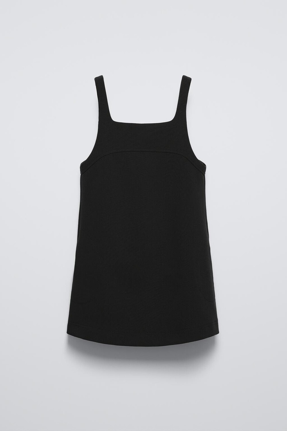 

Платье-сарафанчик простынь ZARA, черный