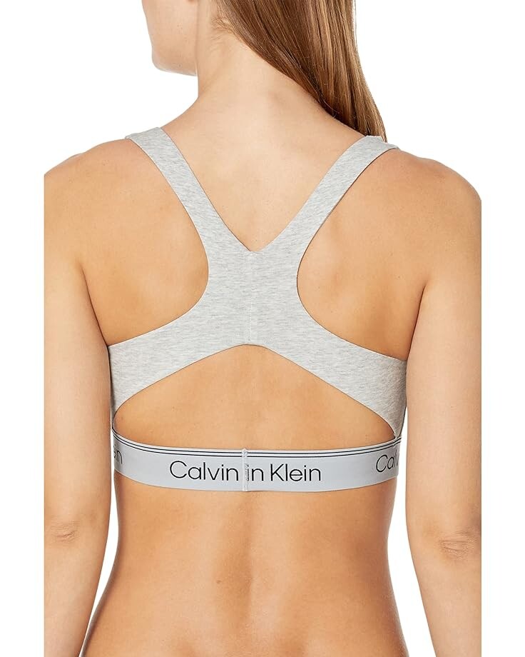 

Бралетт Calvin Klein Athletic Unlined Bralette, цвет Athletic Grey Heather