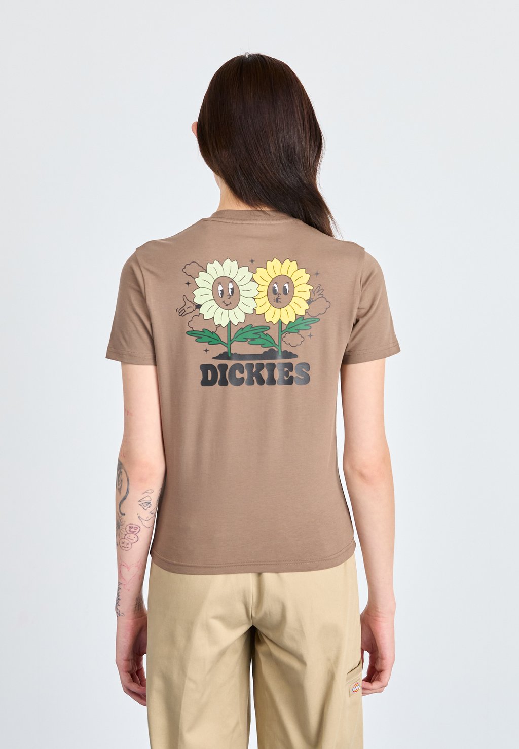 

Футболка с принтом MEADOWS TEE Dickies, коричневый