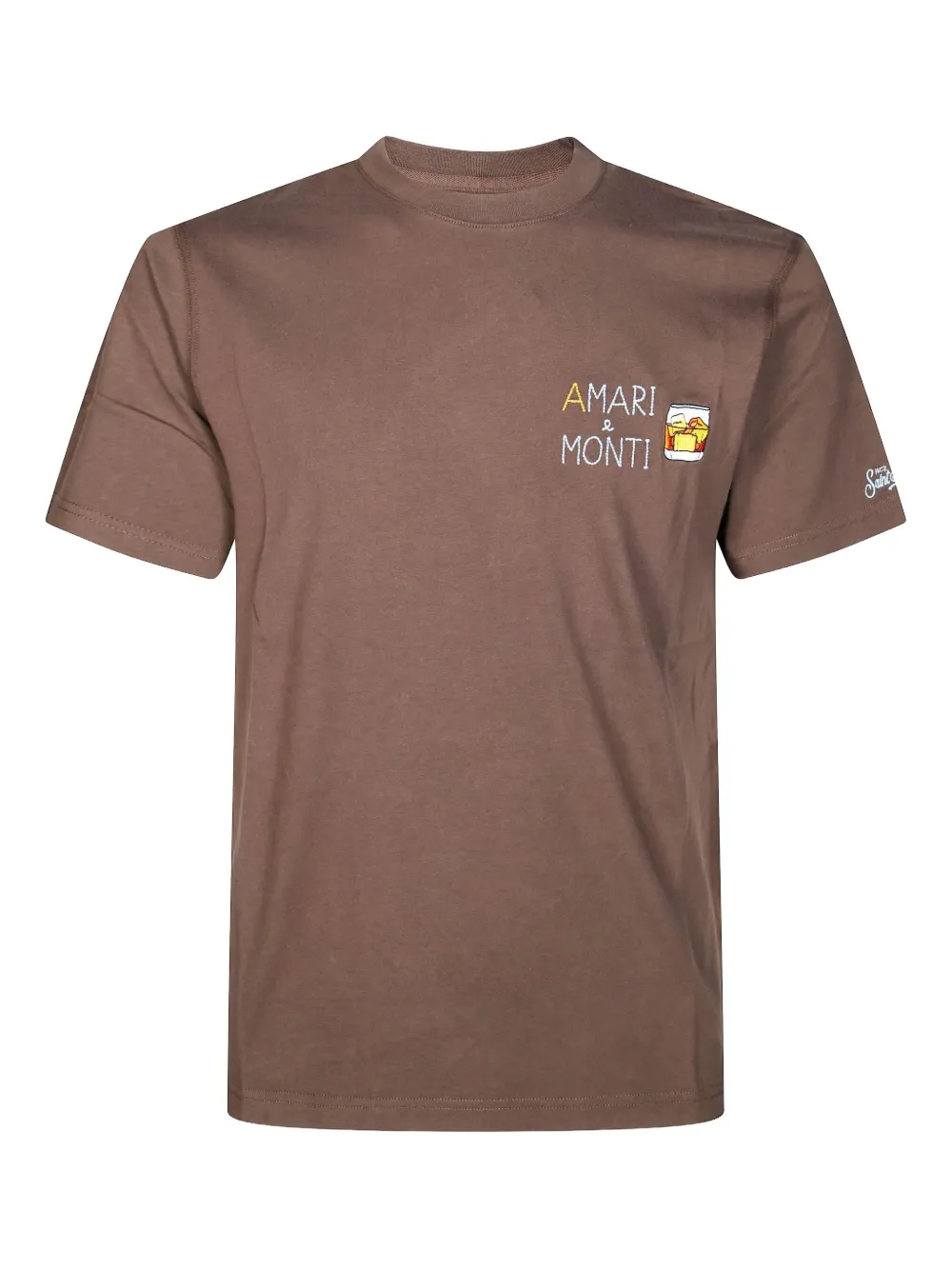 

Футболка Arnott с вышивкой Mc2 Saint Barth, коричневый