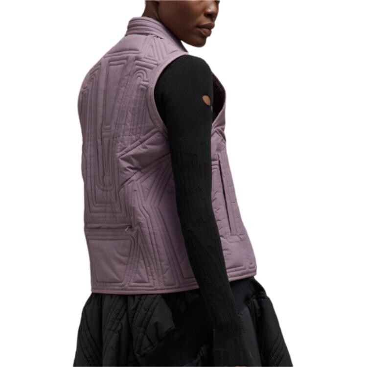 Жилет женский Adidas QUILTED, фиолетовый — фото 3