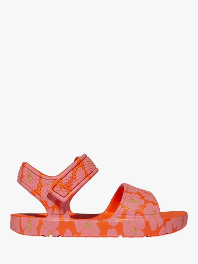 

Детские сандалии iQushion с принтом Poppy FitFlop, Pop Orange/Multi
