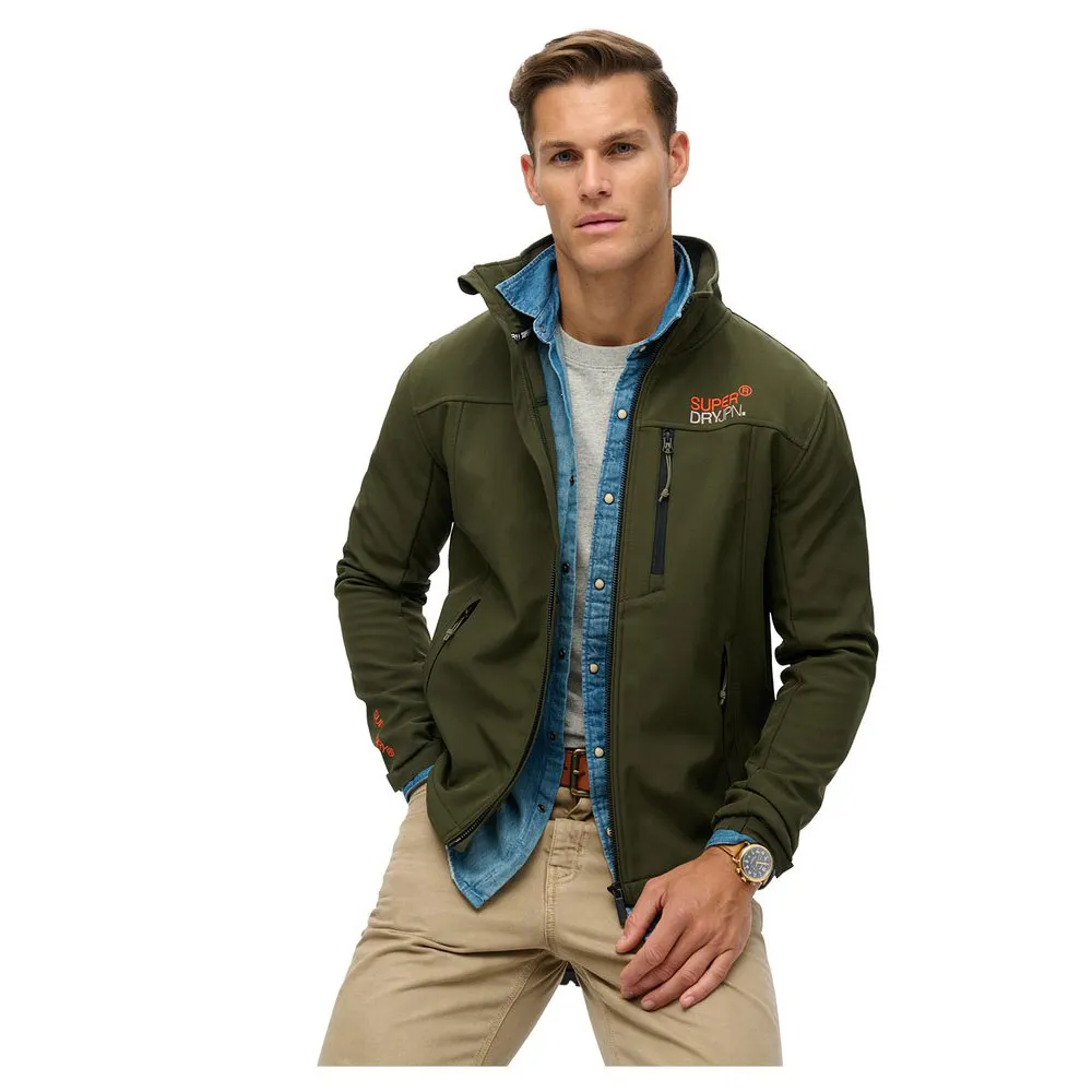 

Куртка Superdry Softshell Trekker Track, зеленый