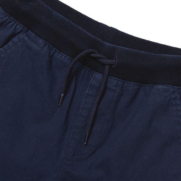 Брюки для мальчиков 2-16 stretch soft rib waist iron knee pull-on в regular и husky Lands' End, Classic Navy — фото 3