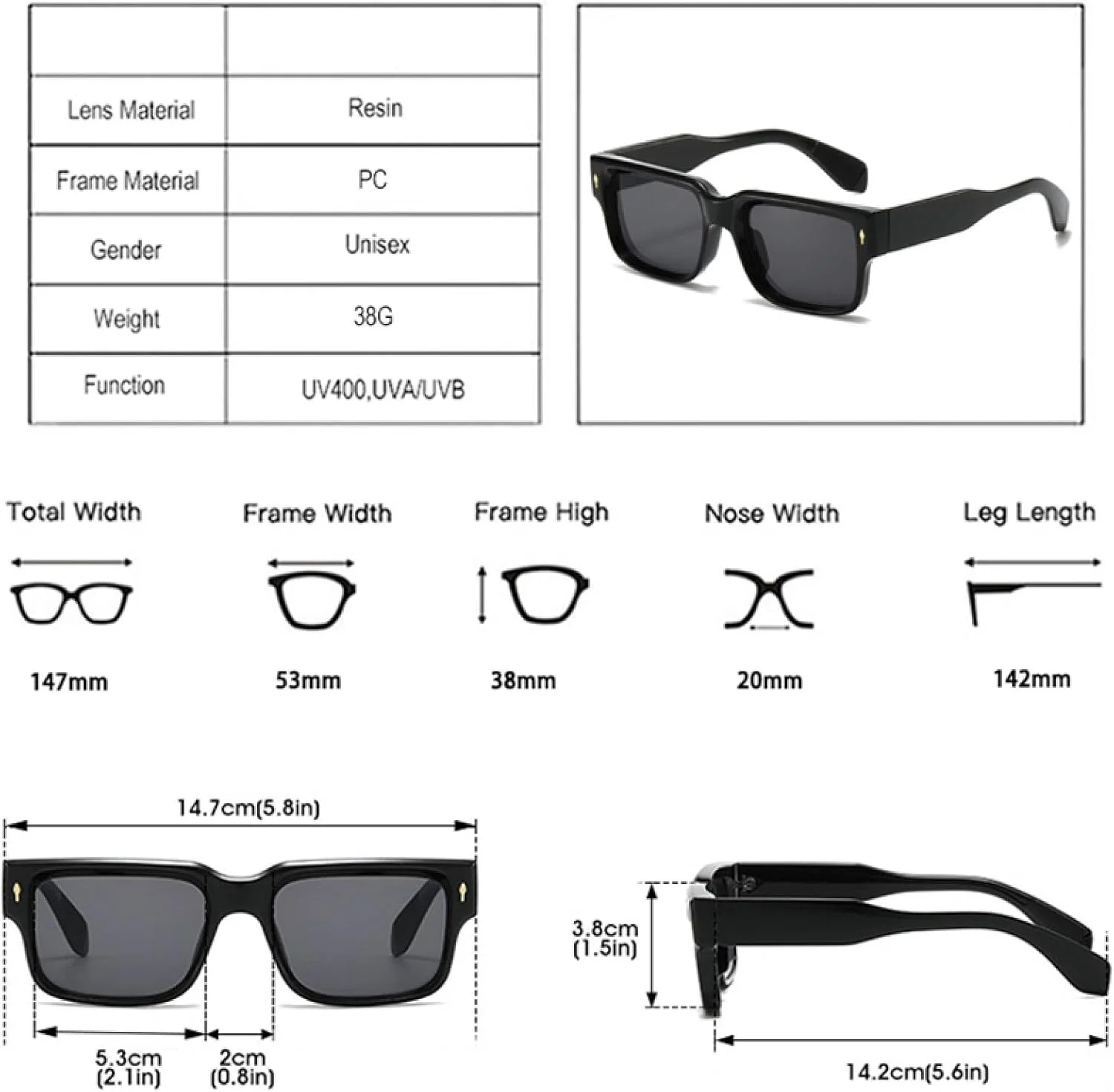 

Популярные модные солнцезащитные очки конфетных цветов для женщин, ретро-очки с заклепками, трендовые мужские градиентные очки UV400 HHZZYVY, Black Orange Tea