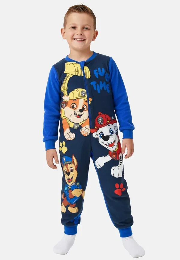 Комбинезон Chase, Marshall Rubble Overall Pyjama Schlafanzug Langarm Jumpsuit Paw Patrol, синий