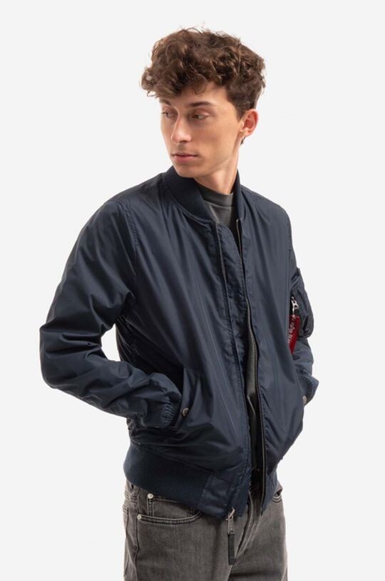 

Куртка-бомбер МА-1 ТТ Alpha Industries, темно-синий