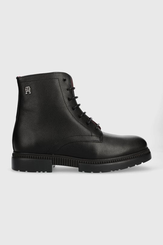 

Кожаная обувь COMFORT CLEATED THERMO LTH BOOT Tommy Hilfiger, черный