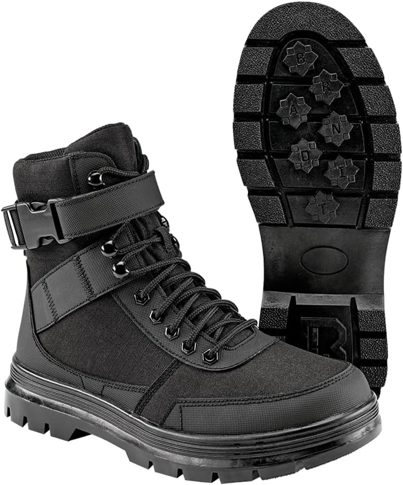 Ботинки Brandit Tactical Boot Buckle 8 Eye, Various Colours, Sizes 39 to 47, Black — фото 2