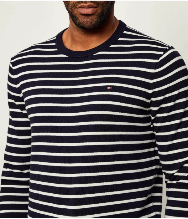 Необходимый свитер Regular fit Tommy Hilfiger, синий — фото 4