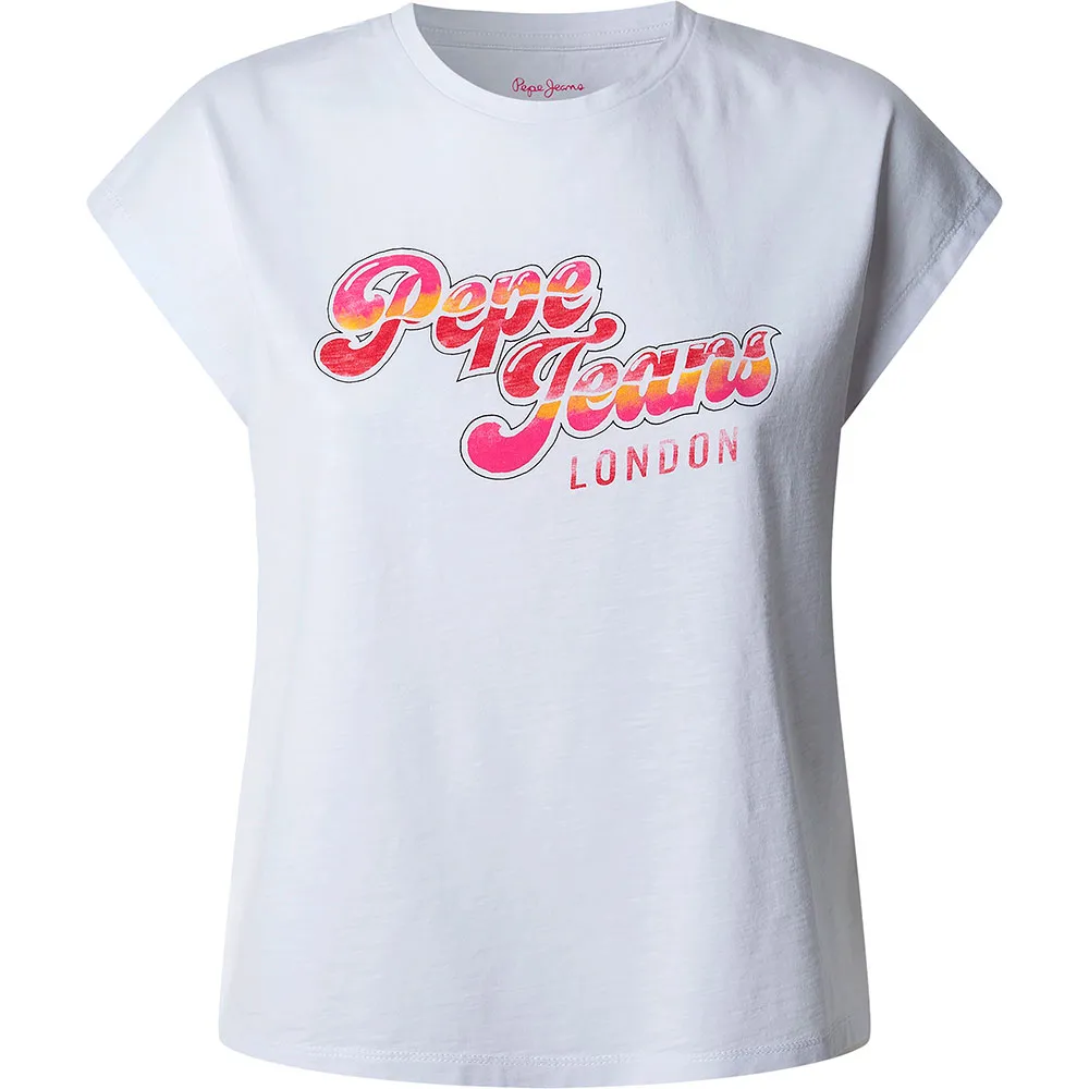 

Футболка с коротким рукавом Pepe Jeans Rosalie, белый