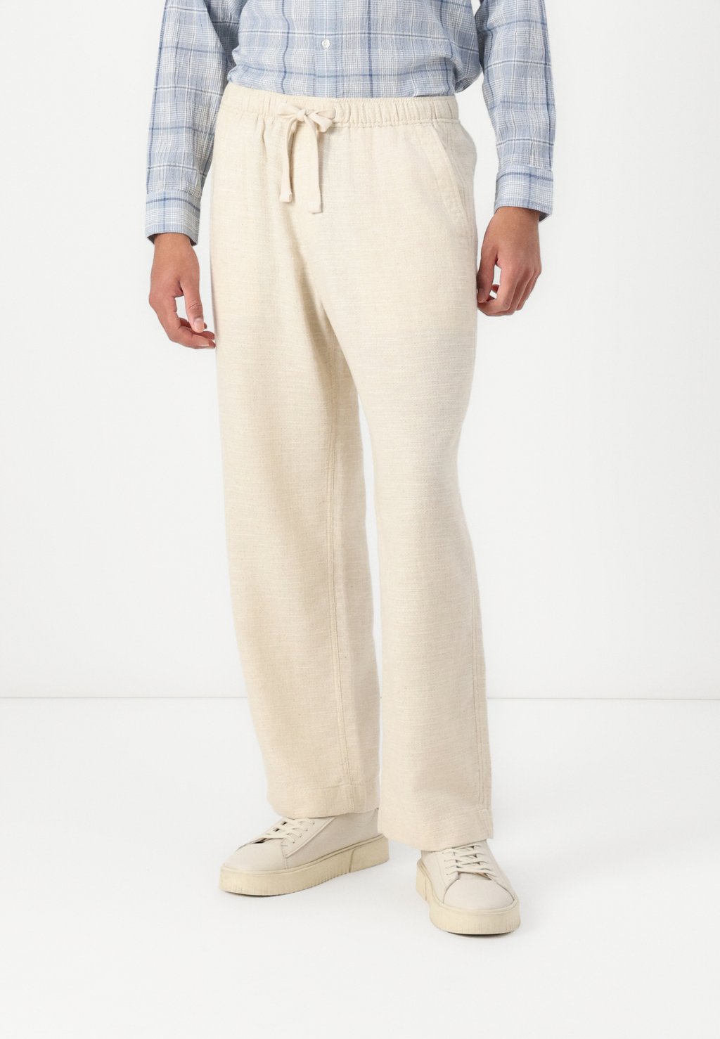 

Брюки BAGGY PULL ON Abercrombie & Fitch, бежевый