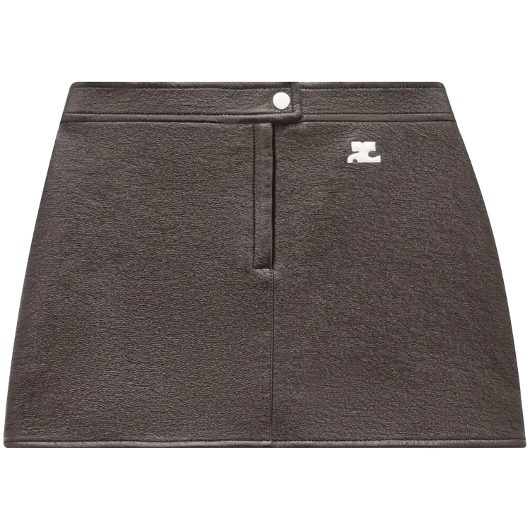 

Юбка Courrèges Reedition Vinyl Mini 'Chocolate', коричневый